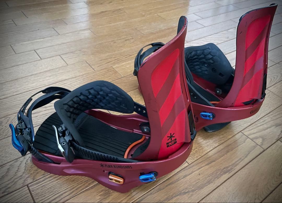 FLUX スノーボード ビンディング /レッド Msize