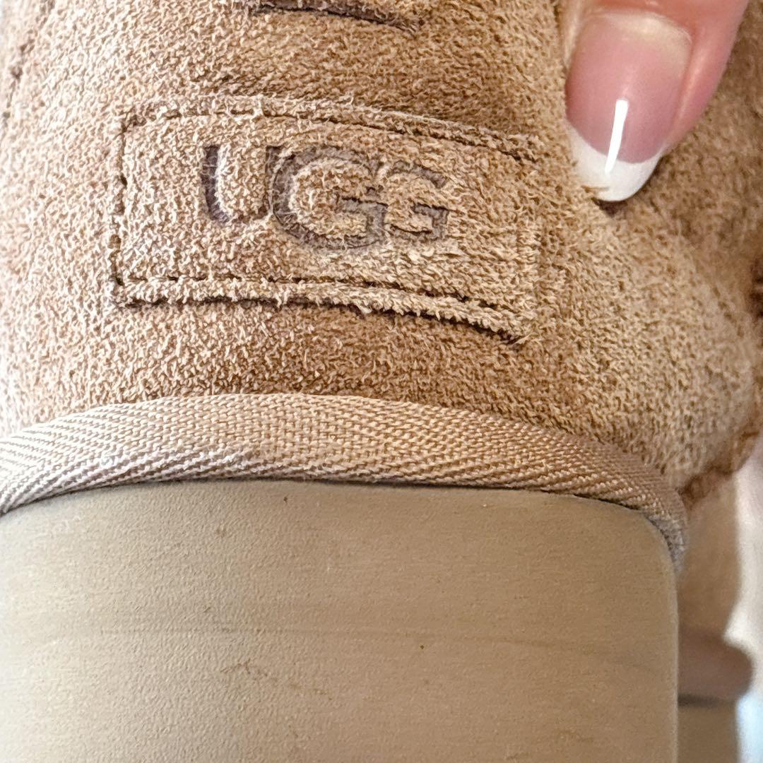 美品⭐︎UGG クラシックウルトラミニプラットフォーム　チェスナット22.0㎝