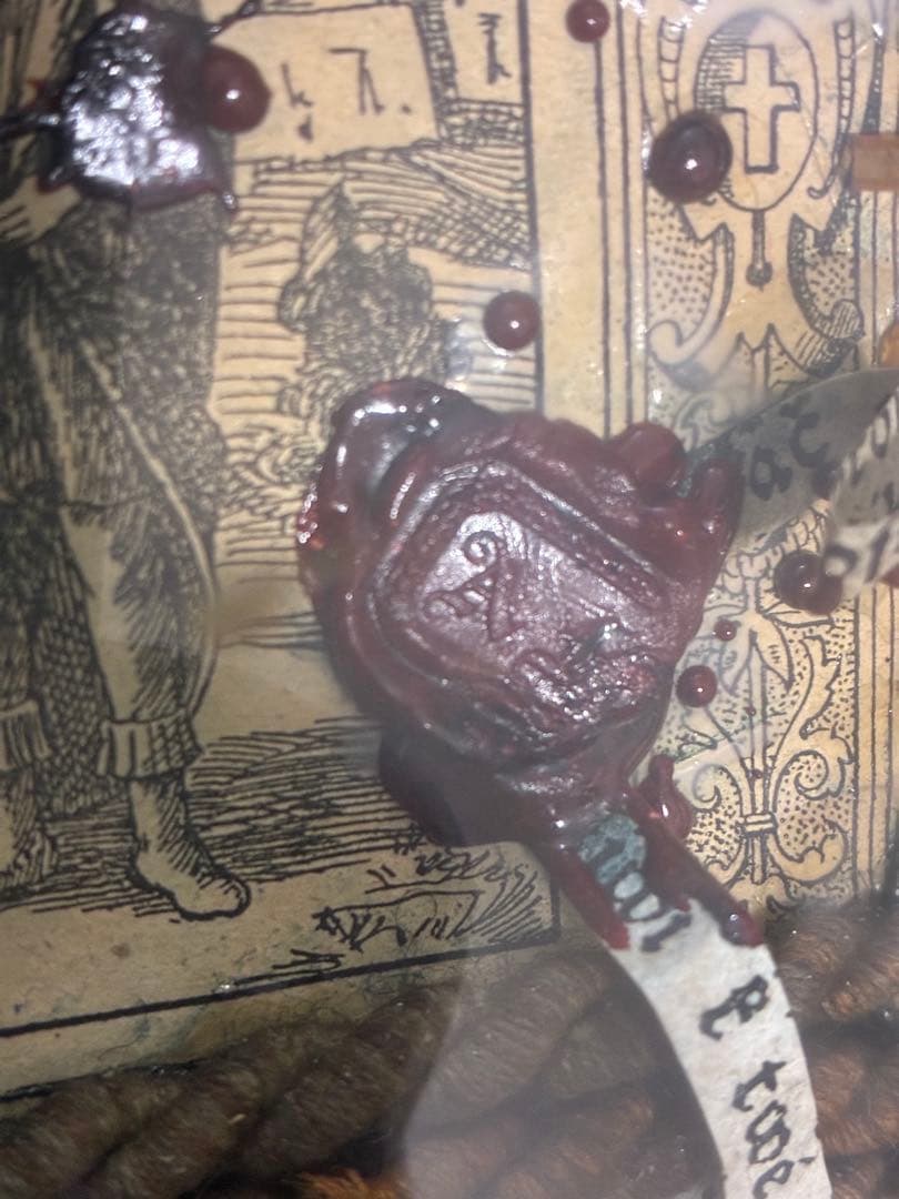 聖遺物 レリクアリー アンティーク装飾フレーム フランス ブロカント 宗教