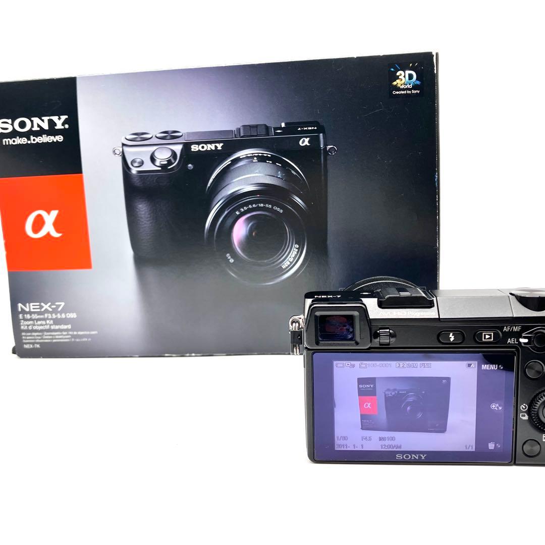 SONY NEX-7 ブラック　18-55mmレンズキット