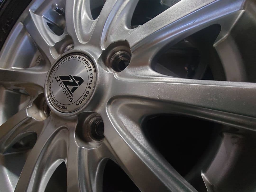 ②スタットレスタイヤ…AZ SPORTS 13インチ ホイールセット