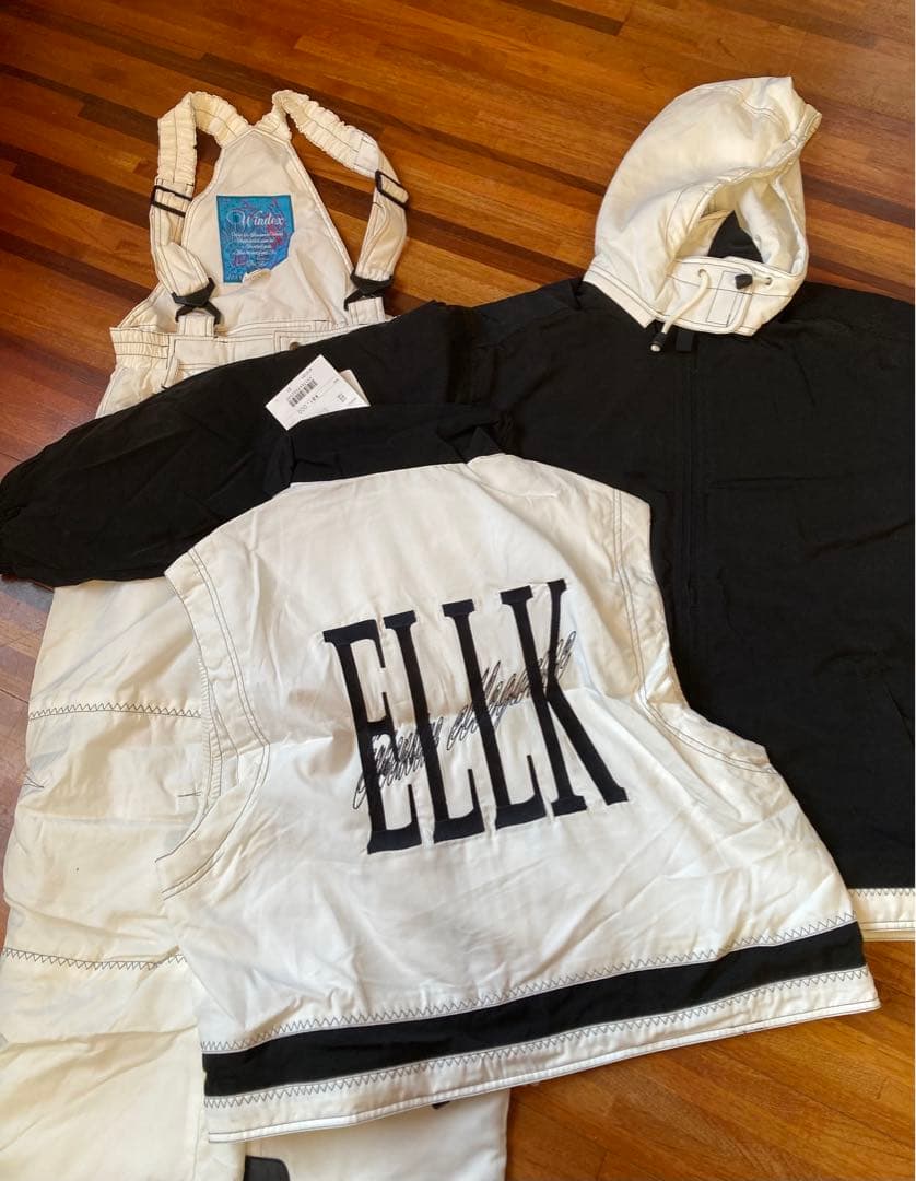 Jasmin & ELLK スキーウェア ホワイト/ブラック