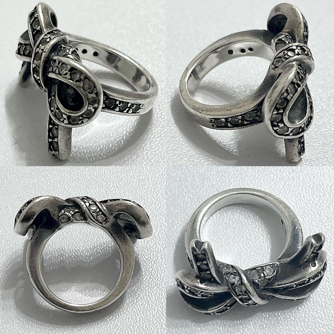 vivienne westwood ボウリング　リボンリング　10号