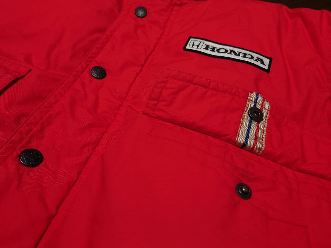 HONDA F1 RACING TEAM ダウンジャケット レッド