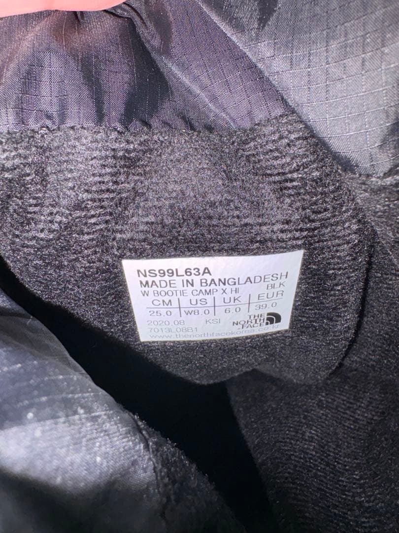 THE NORTH FACE ロングダウンブーツ　ブラック