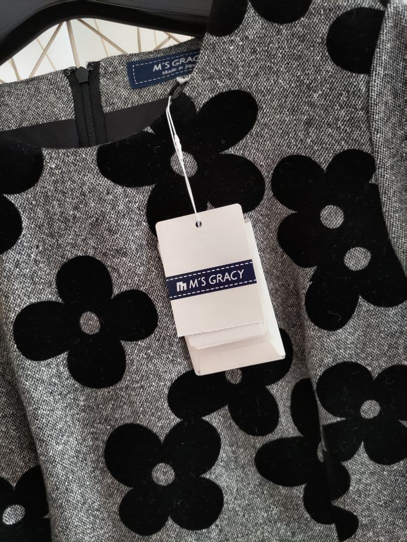 ❤️美品❤️☆エムズグレイシー☆flowerフロッキーワンピース☆