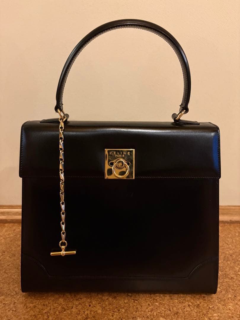 CELINE セリーヌ　ガンチーニ　ハンドバッグ　ヴィンテージ　オールドセリーヌ