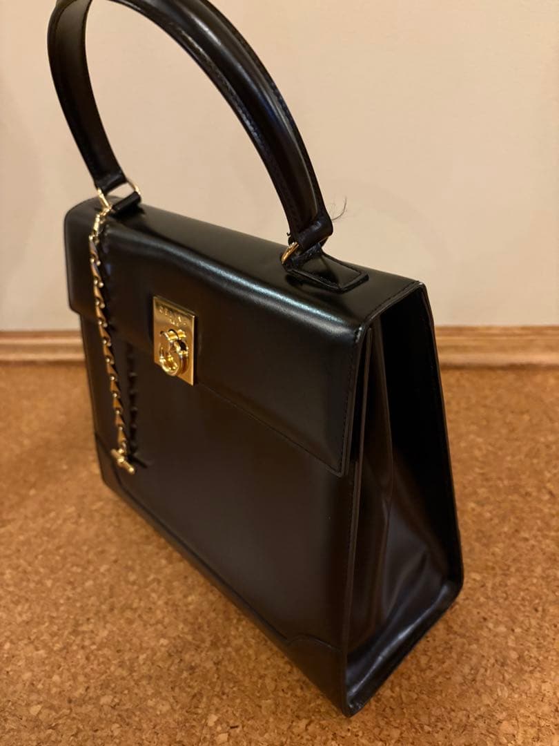 CELINE セリーヌ　ガンチーニ　ハンドバッグ　ヴィンテージ　オールドセリーヌ