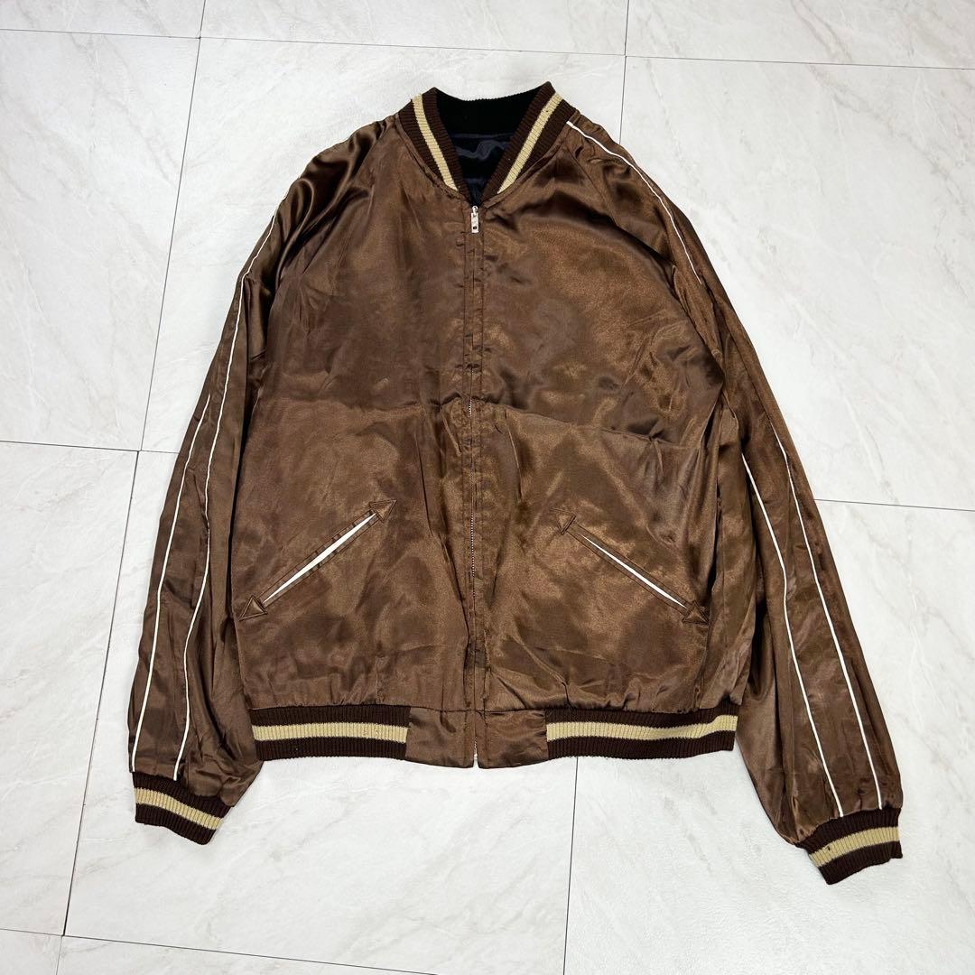 テーラー東洋 スカジャン リバーシブル BEAMS別注 龍虎 黒 Lサイズ