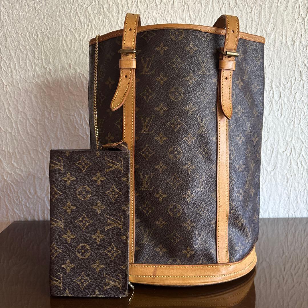 【ベタなし】LOUIS VUITTON バケット GM モノグラム