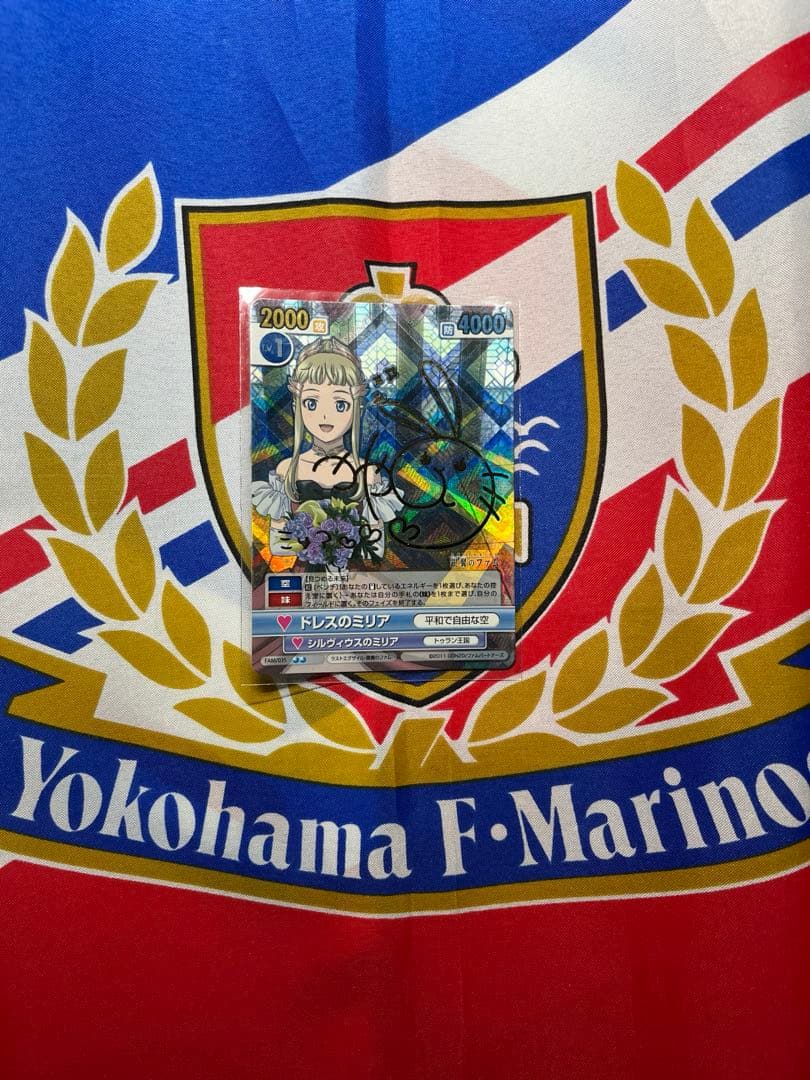 VS ヴィクトリースパーク ラストエグザイル ミリア サインカード 茅野愛衣