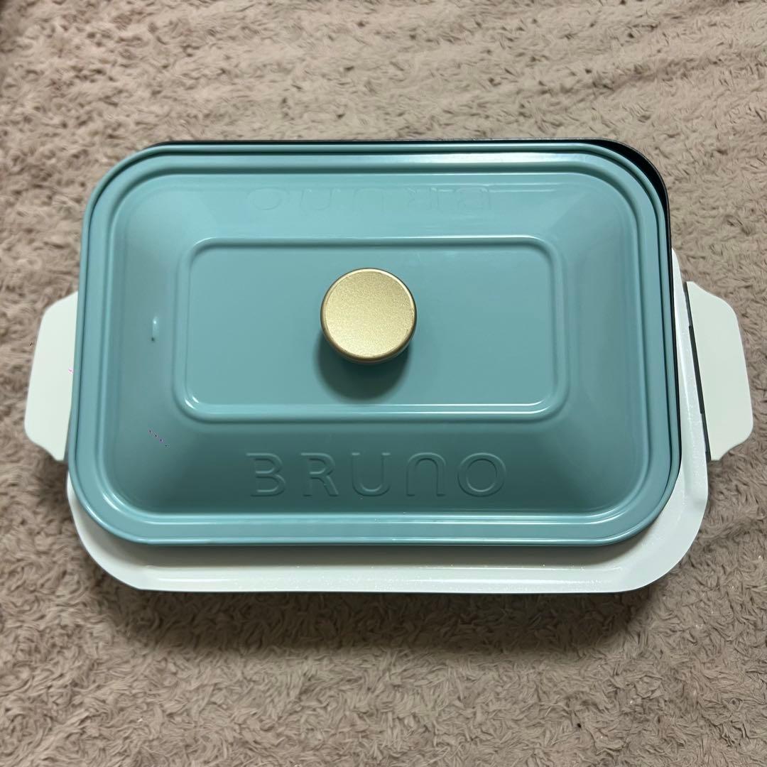 BRUNO コンパクトホットプレート⭐︎セラミックコート鍋付き
