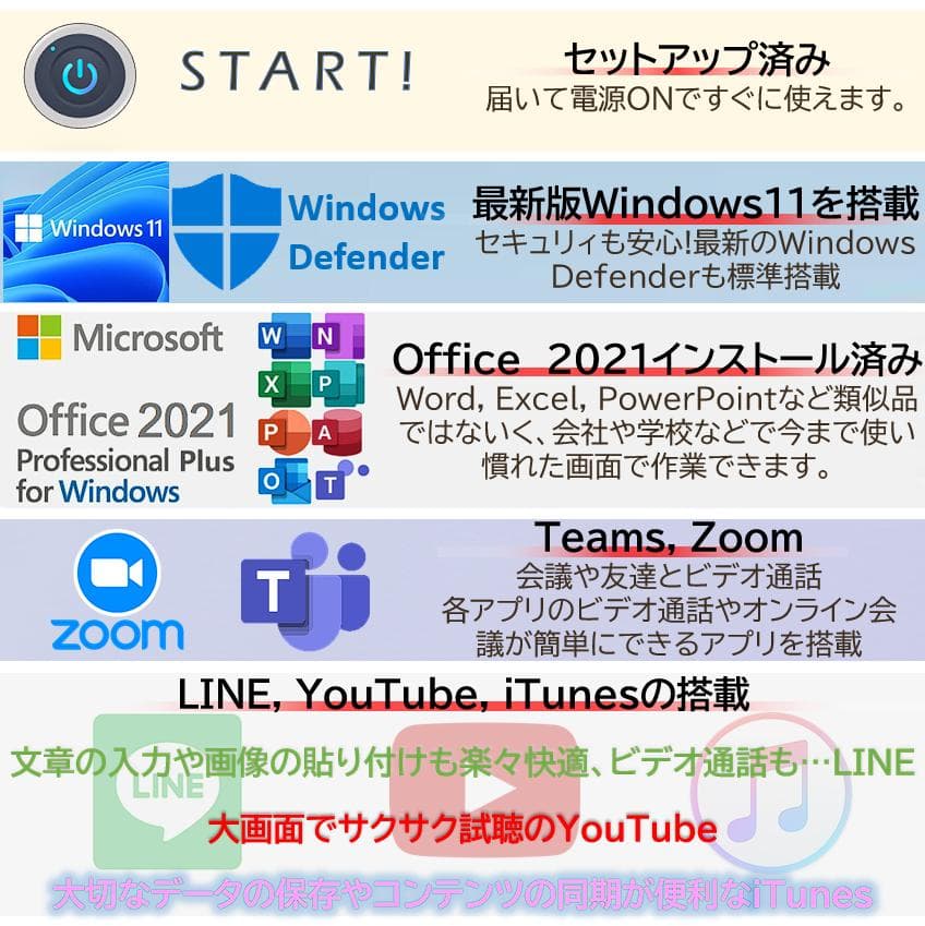 【爆速＆軽量】NEC製UltraLiteノートパソコン オフィス付きWin11