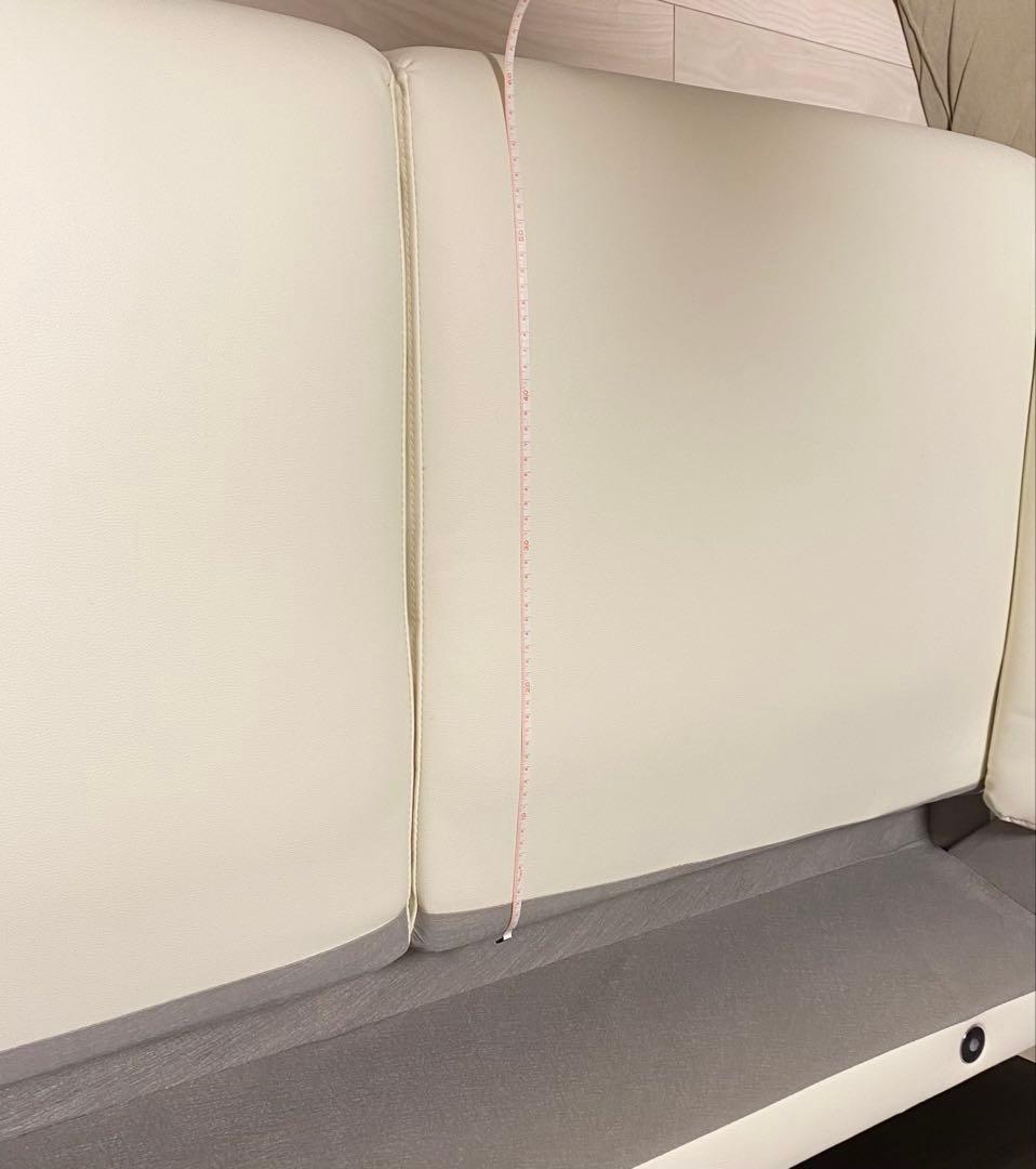 ニトリ ホワイト 2人掛けソファ MK02KD NシールドⅣ