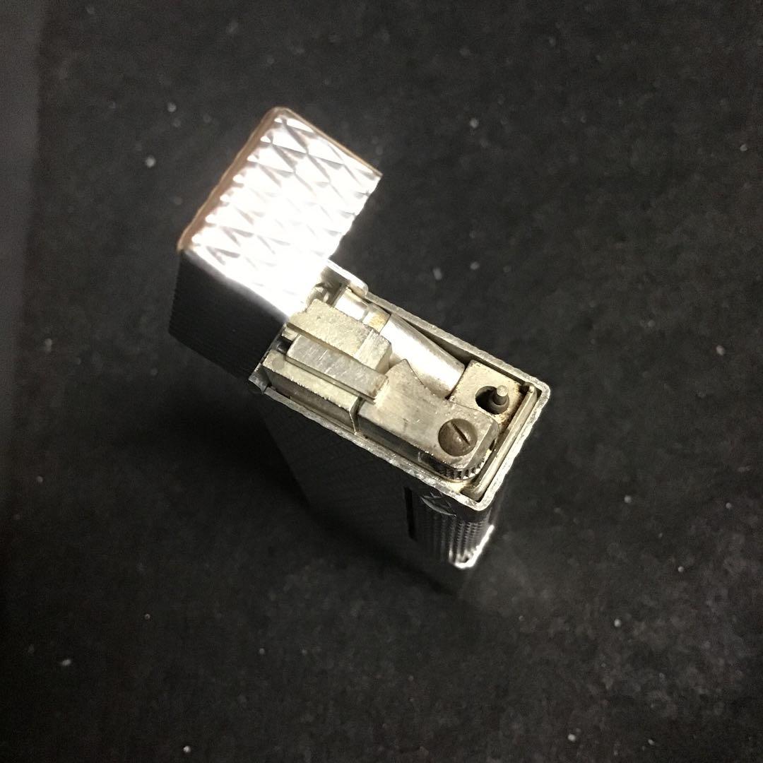 dunhill ダンヒル ローラ ライターシルバー色クロスカットオーバーホール済