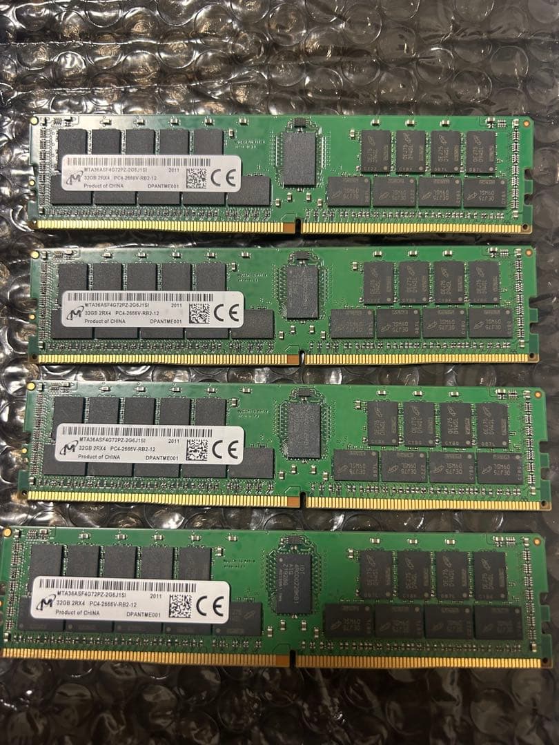 DDR4 32GB メモリ 4枚セット