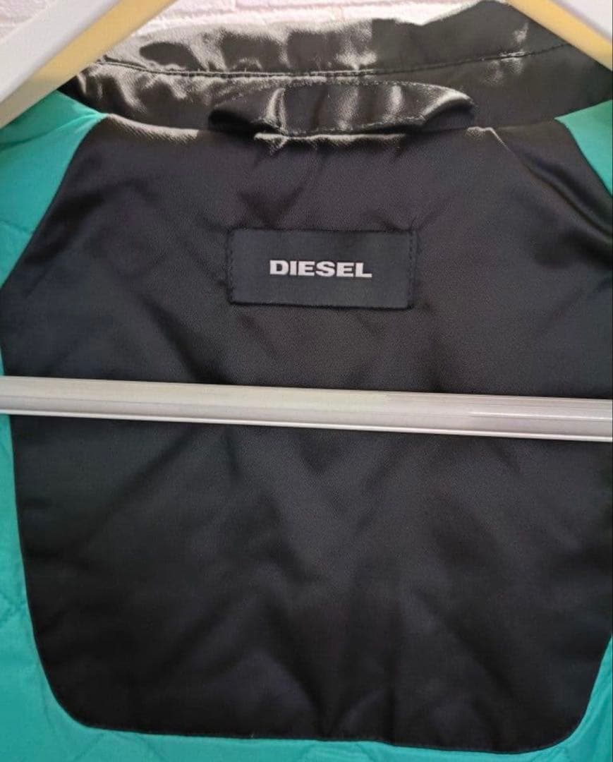 DIESEL ブラック ナイロンジャケット　XXL