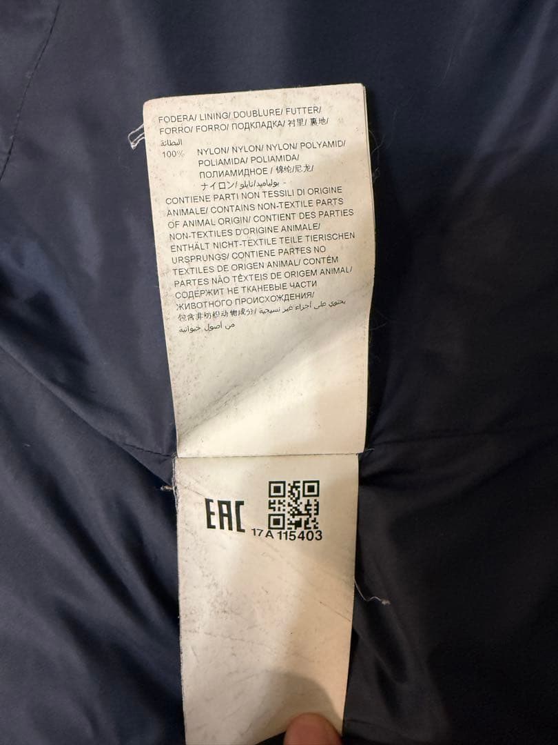 タトラス ポルテアマ ダウンコート　M ダークネイビー