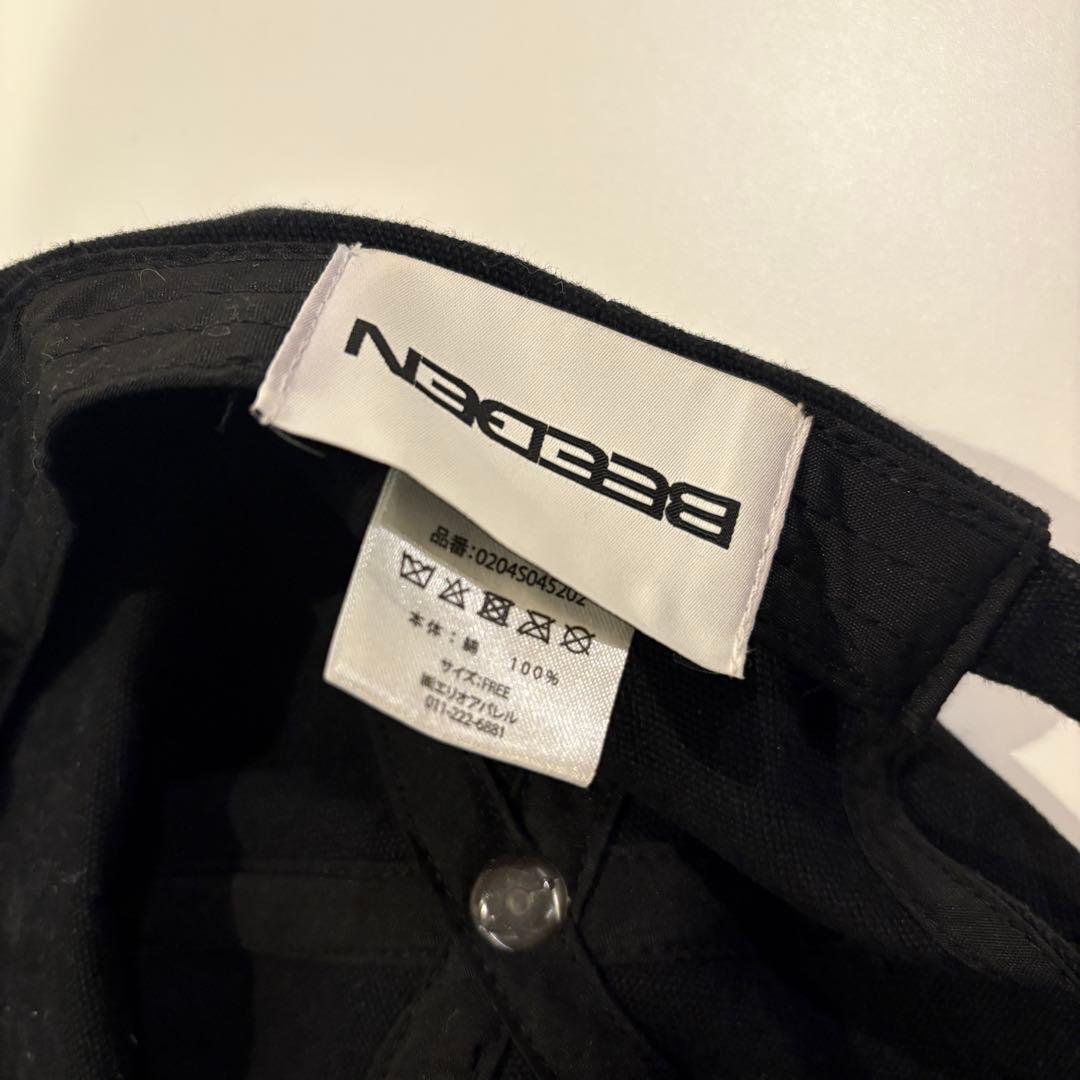 beeden キャップ　ブラック