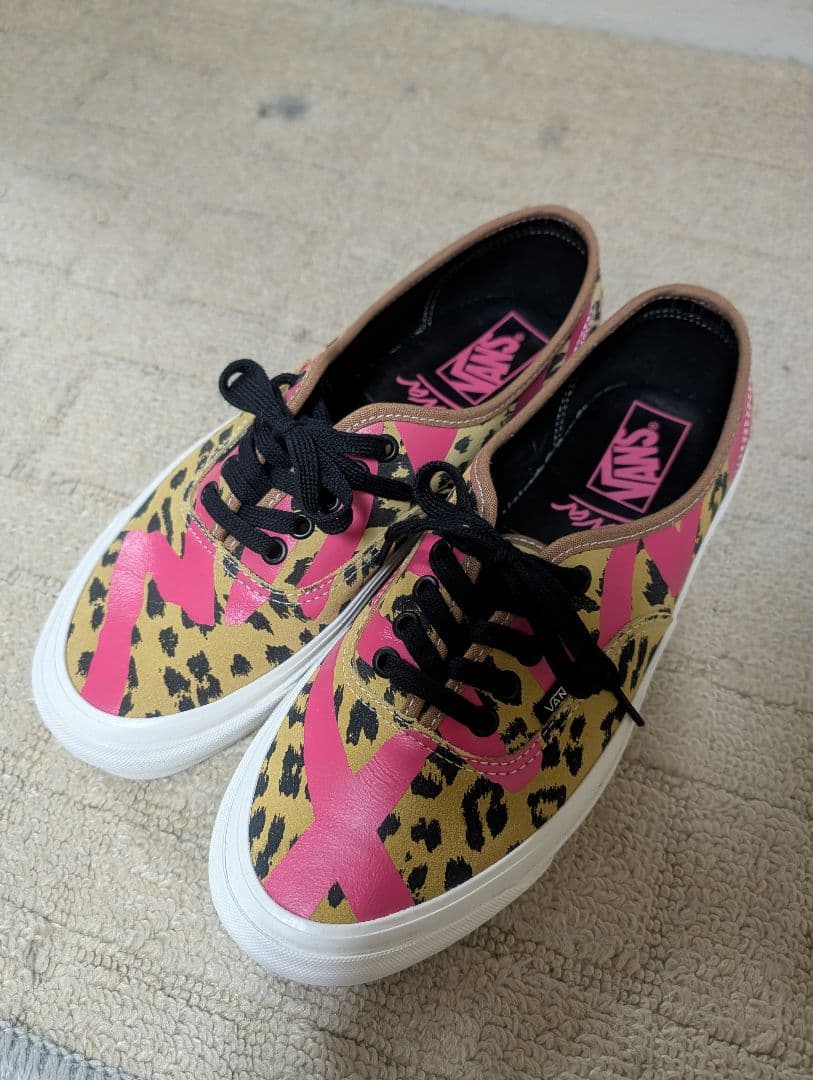 希少 VANS Authentic 44 DX レオパード ピンク27センチ
