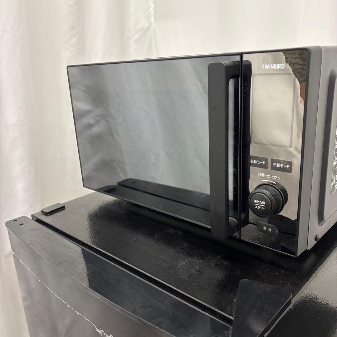 冷蔵庫　洗濯機　電子レンジ　一人暮らし　アイリス　黒　家電セット　設置無料　41