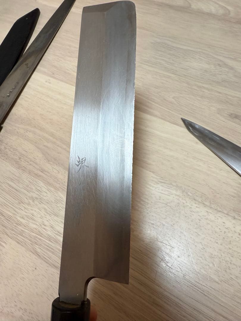 堺孝行　白虎　薄刃　洋出刃セット