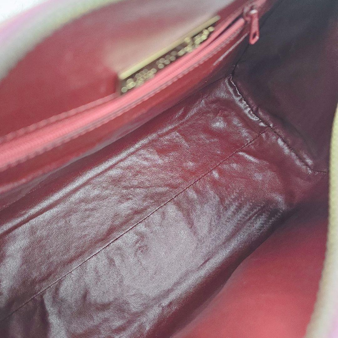 ✨希少！美品✨カルティエ マストライン 本革 ミニ ボストンバッグ ボルドー