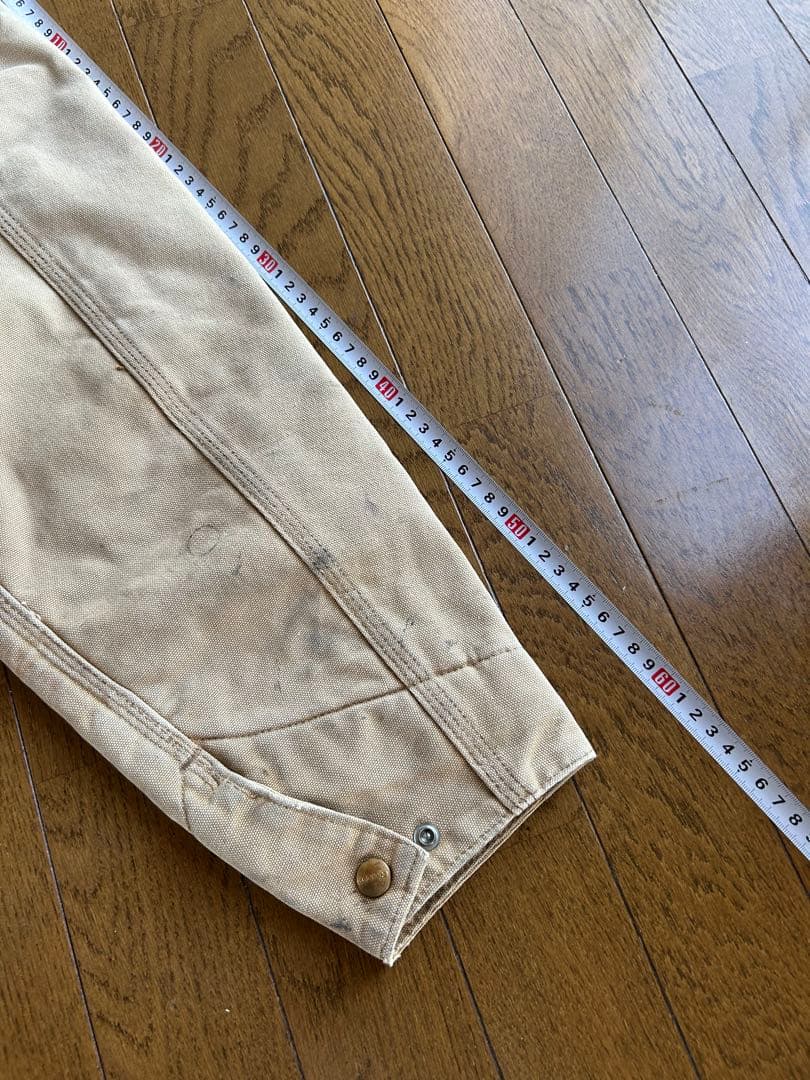 90〜00s カーハート デトロイトジャケット L相当 ベージュ