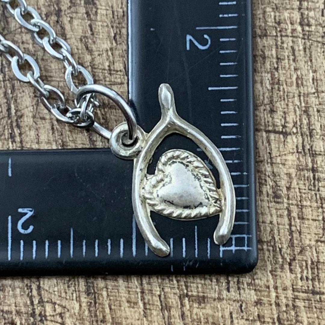 スウィートハートジュエリー ウィッシュボーン シルバー ヴィンテージ ネックレス