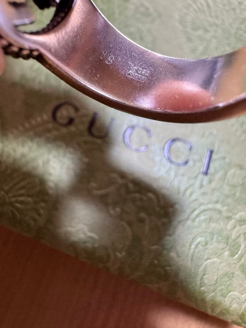 グッチ インターロッキング GG ターコイズリング