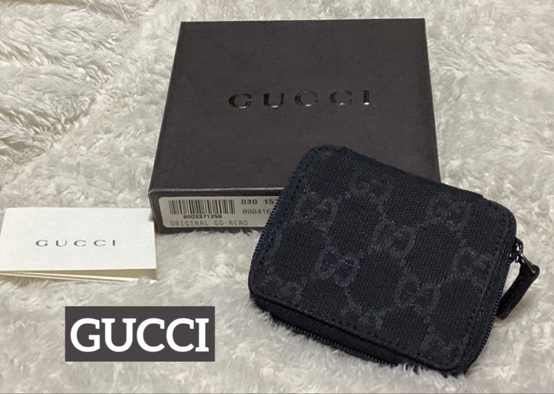 ★ GUCCI ★ケース ブラック 【未使用品】 GGパターン