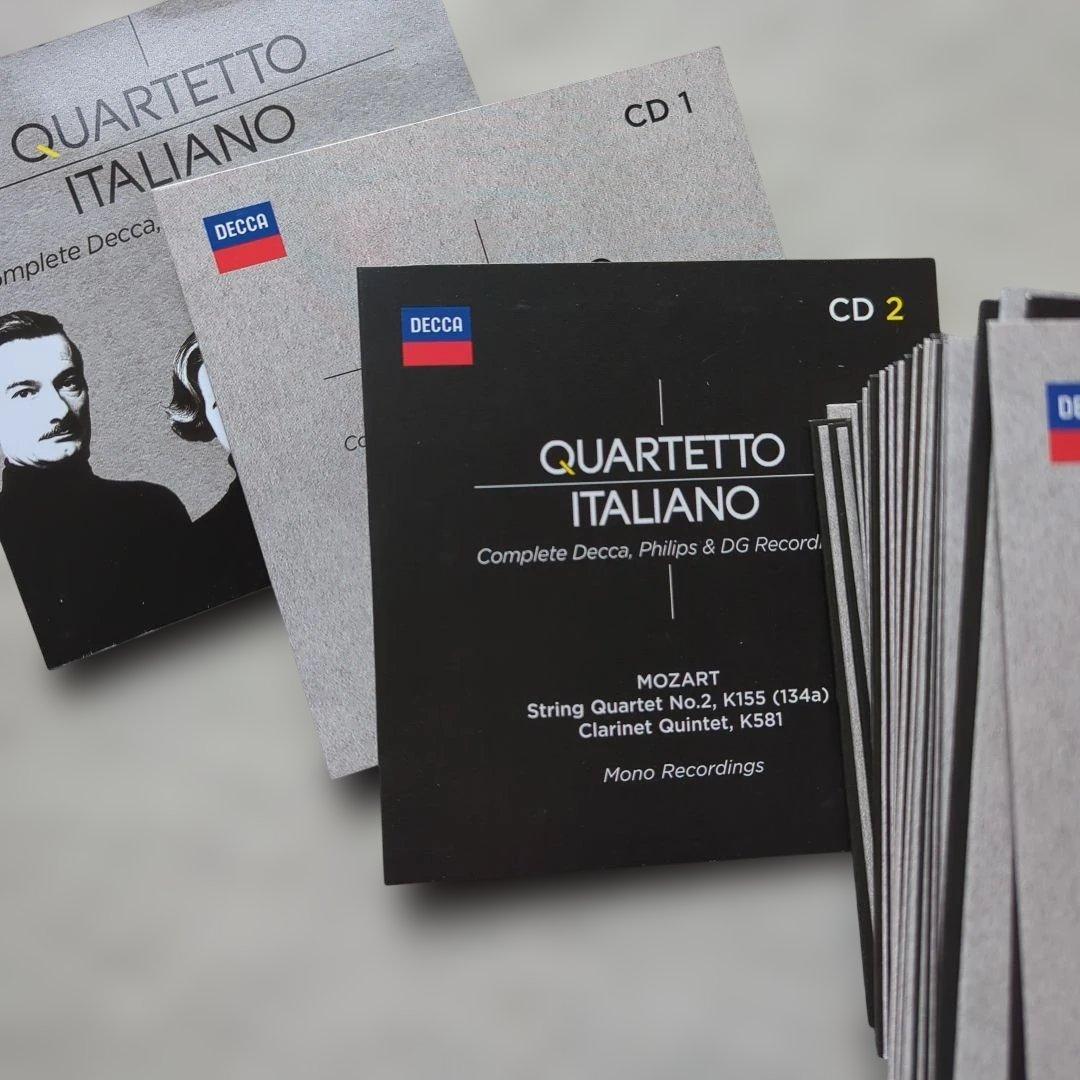 イタリア四重奏団／デッカ、フィリップス＆ＤＧ録音全集（３７ＣＤ）