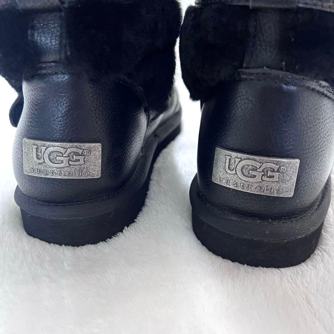 激レア✨美品✨UGG アグ Becket バックルファーブーツ レザー 25cm