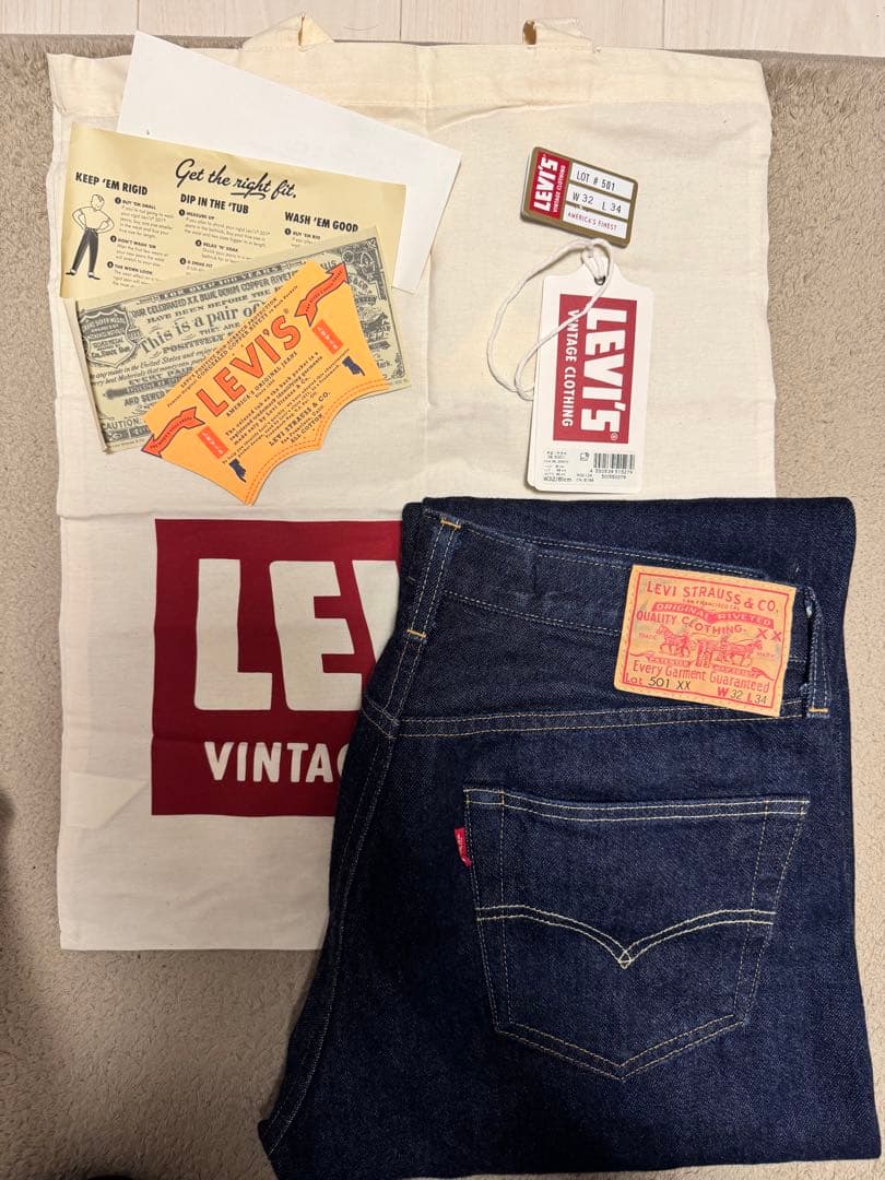 LVC 1955 501 JEANS 32インチ