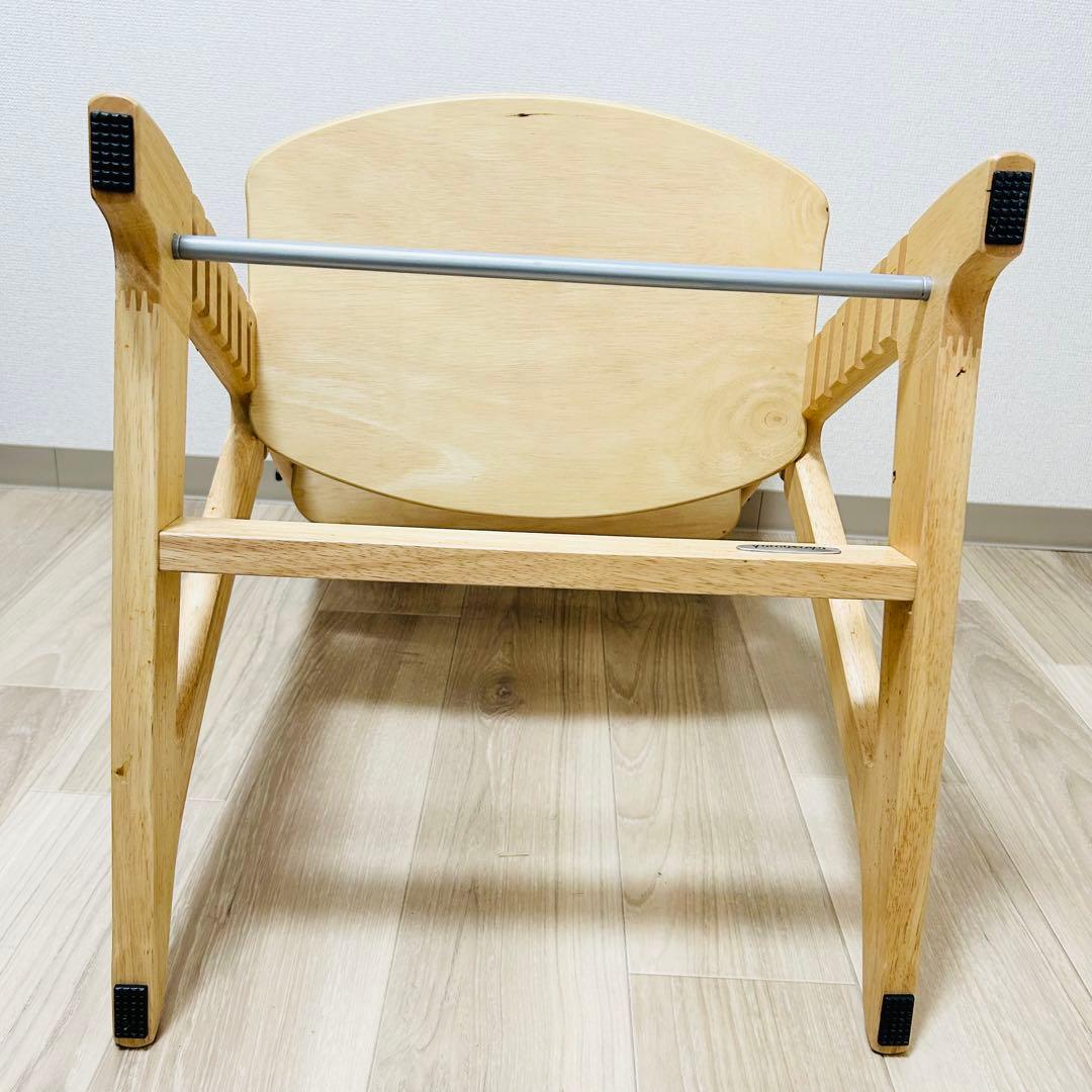 極美品 大和屋 すくすくチェアスリムプラス 純正セーフティベルト付 ハイチェア