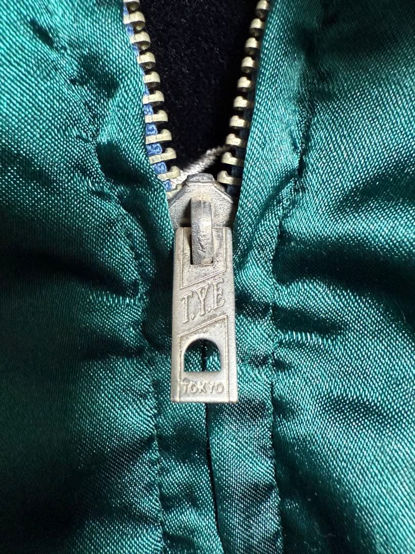 テーラー東洋　別珍　スカジャン　襟付き　Lサイズ