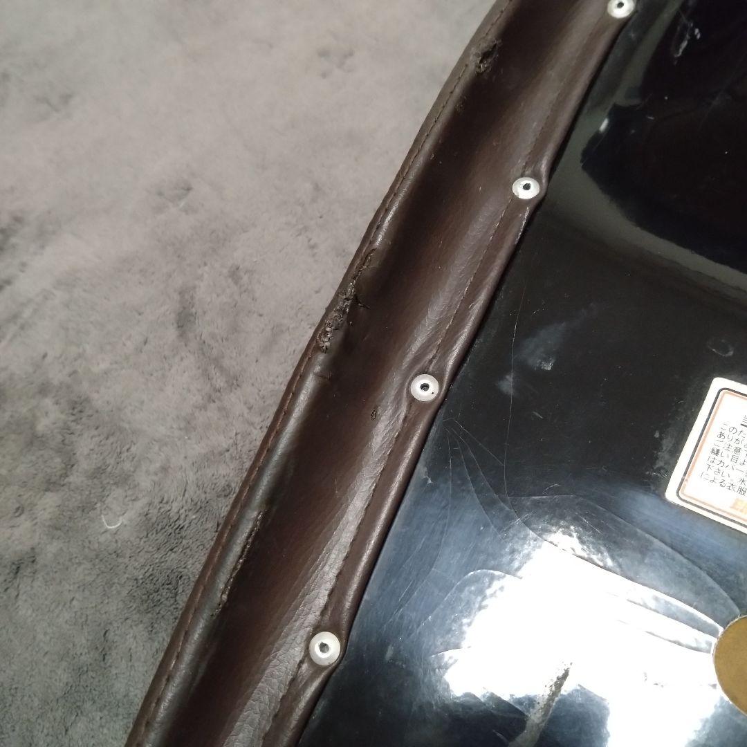 SR400 イージーライダース製 ナイトロヘッズ タックロールシート ブラウン