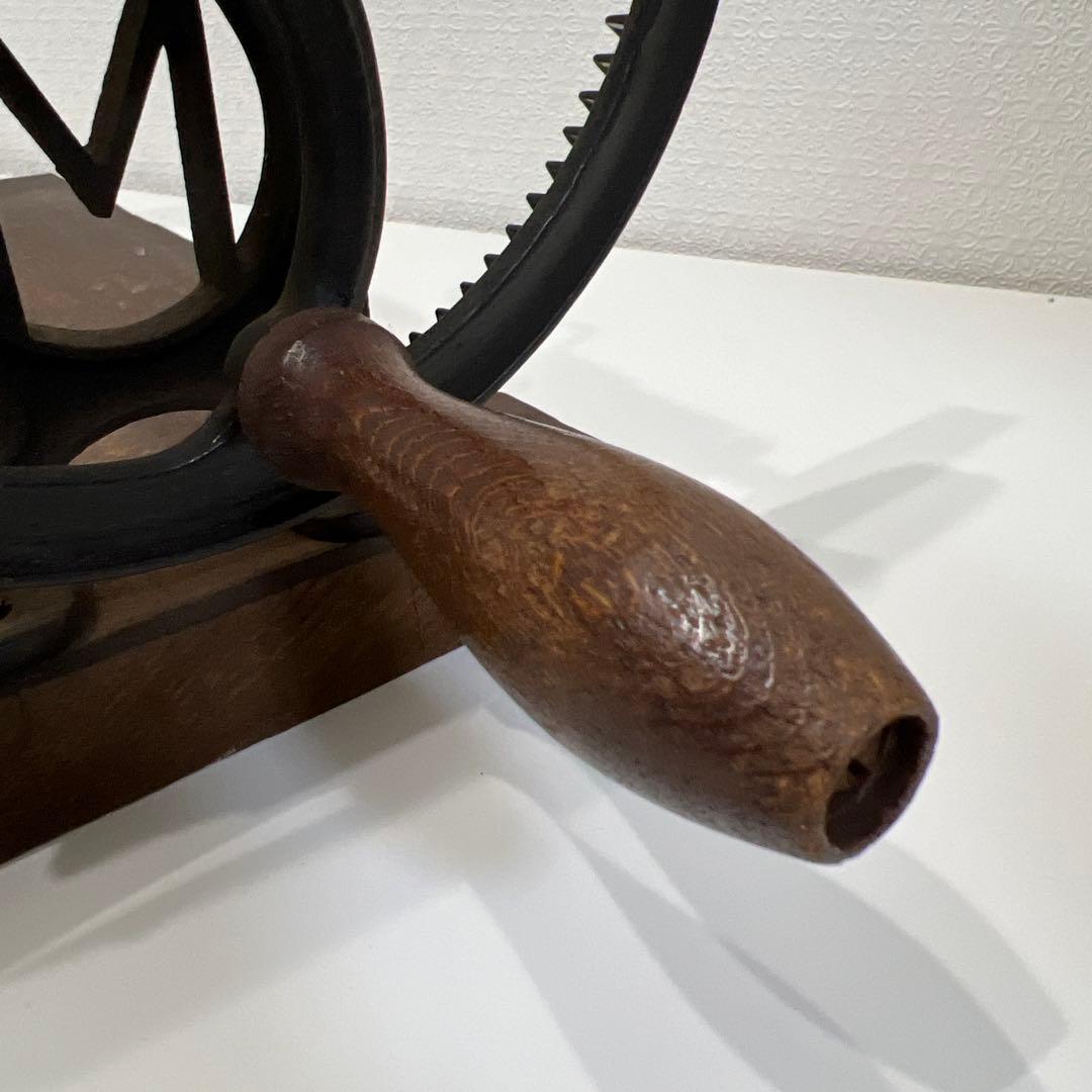 座繰り機　Mの刻印　古道具