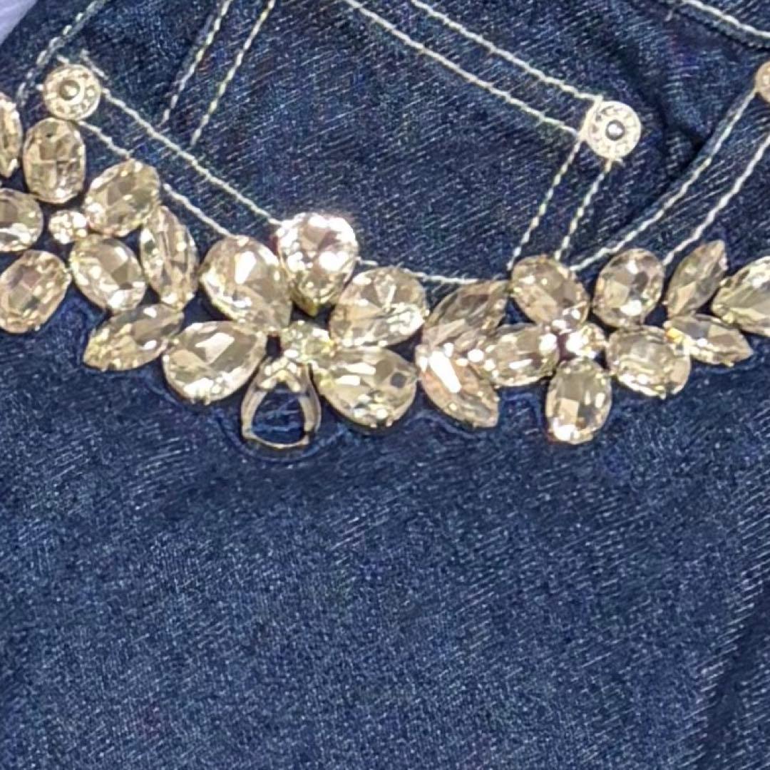 SIMONE ROCHA WIDE LEG PUDDLE JEANS デニム