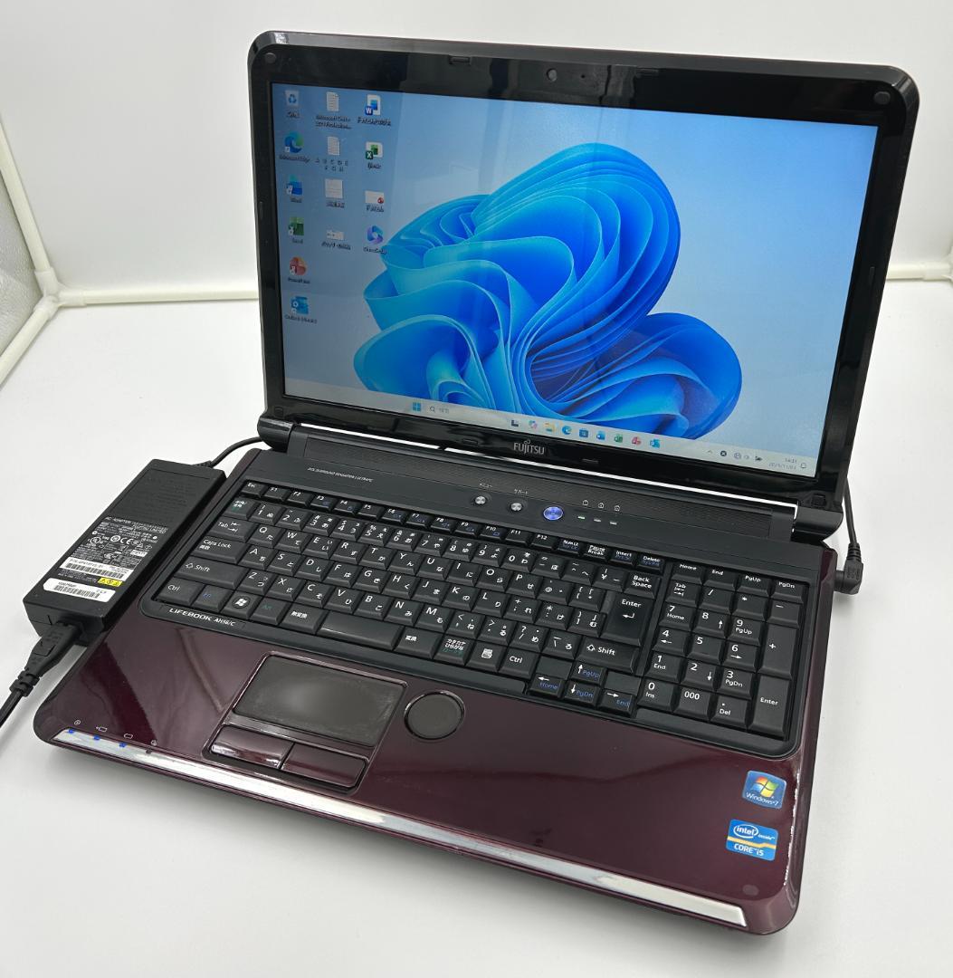 ノートパソコン windows11 オフィス付き core i5 AH56/CP