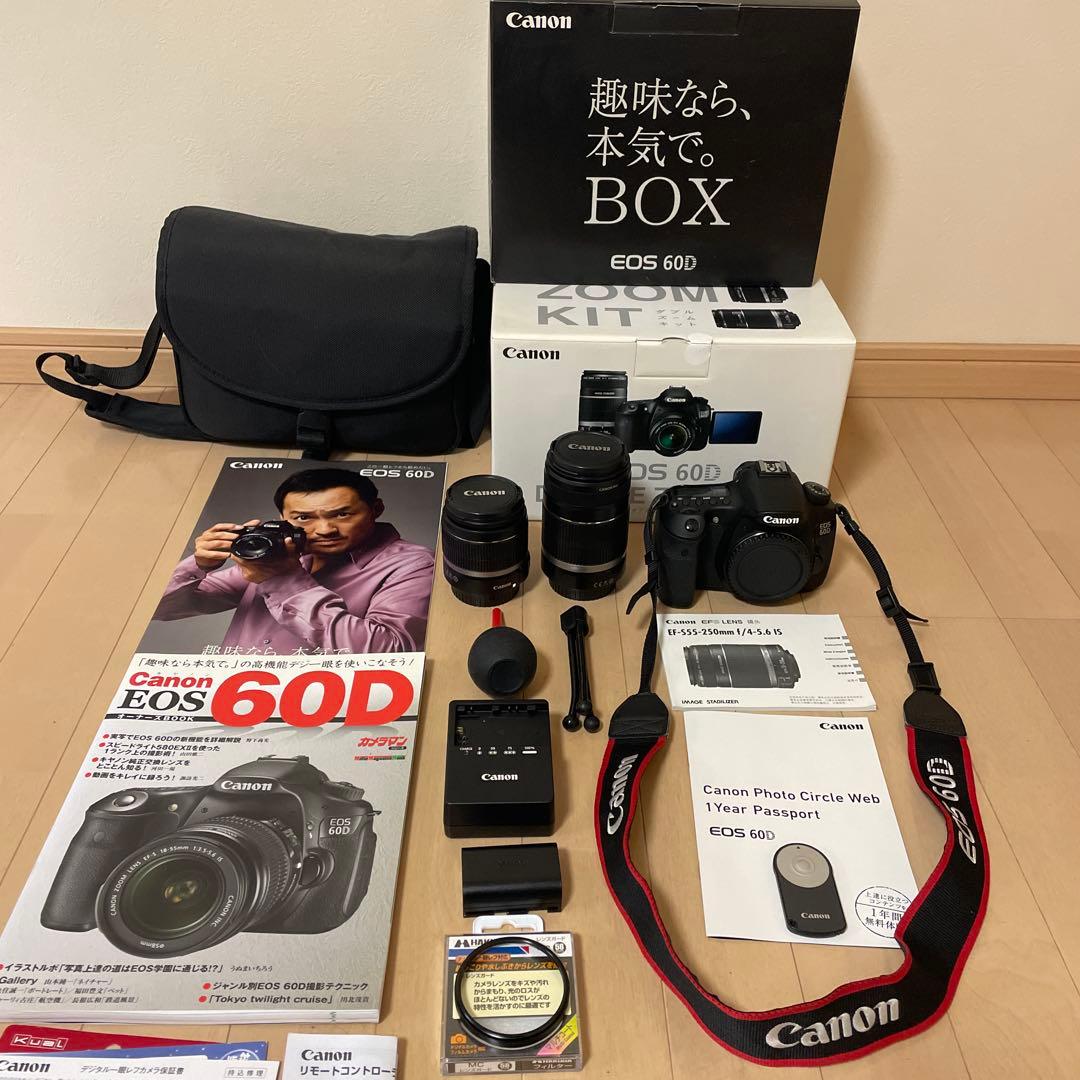 Canon EOS 60D ダブルズームキットオーバーホール済み