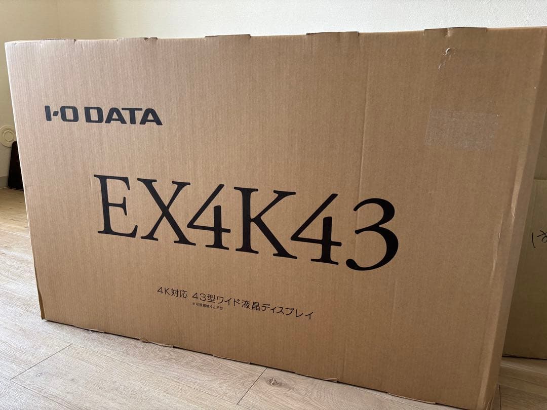 美品 I-O DATA 4K 43インチ モニター EX-LD4K431DB