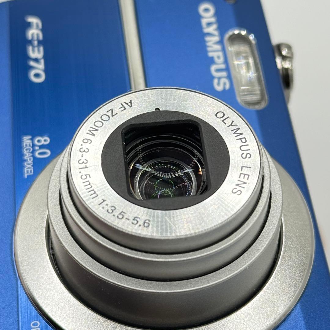 【美品 箱付】 OLYMPUS FE-370 青 オリンパス コンデジ