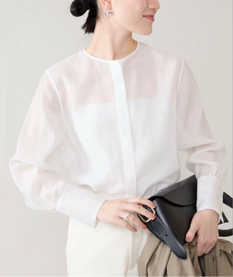 ポールトマト　イエナ　シアーブラウス