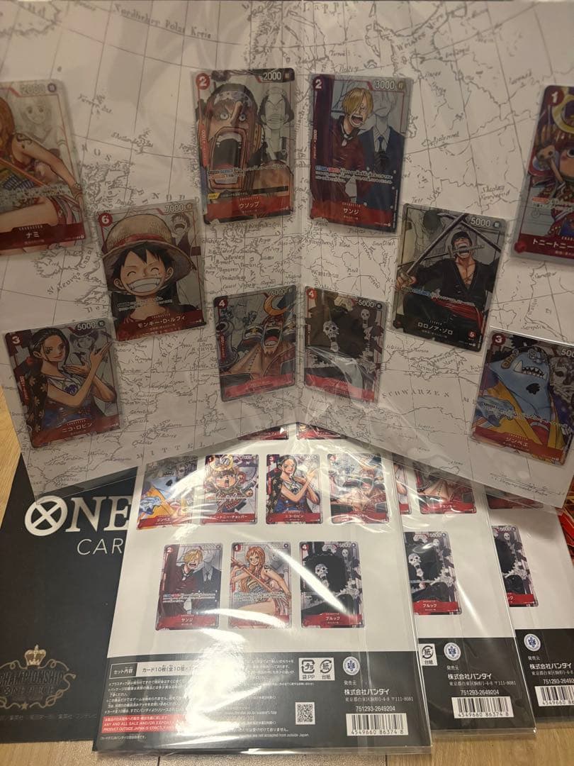 ONE PIECE CARD GAME 25周年プレミアムカードコレクション4個