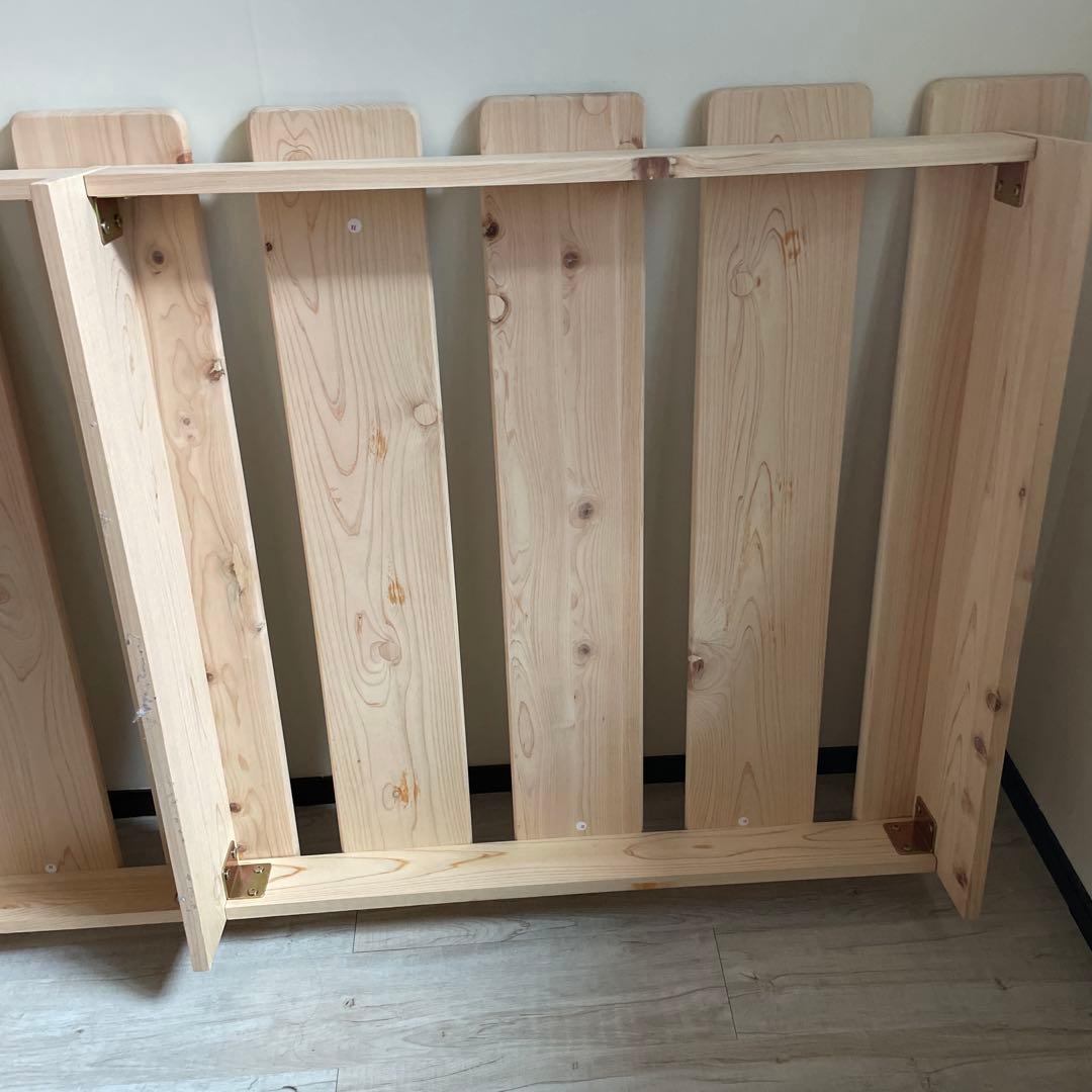 ⭐︎美品☆ 檜すのこベット シングルサイズ