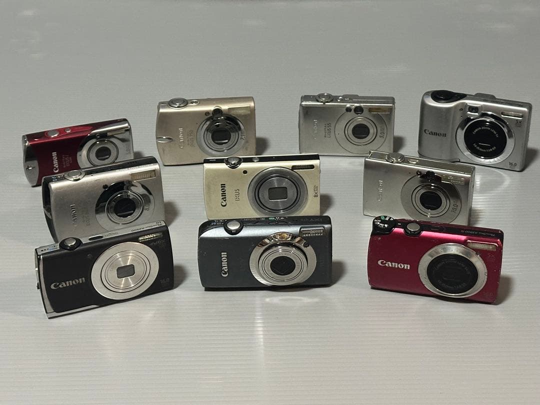 (Canon) 10台 デジカメラ まとめ【動作未確認ジャンク扱】②
