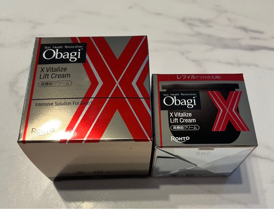【新品未使用】オバジX バイタライズ リフトクリーム 本体　詰め替え　2個