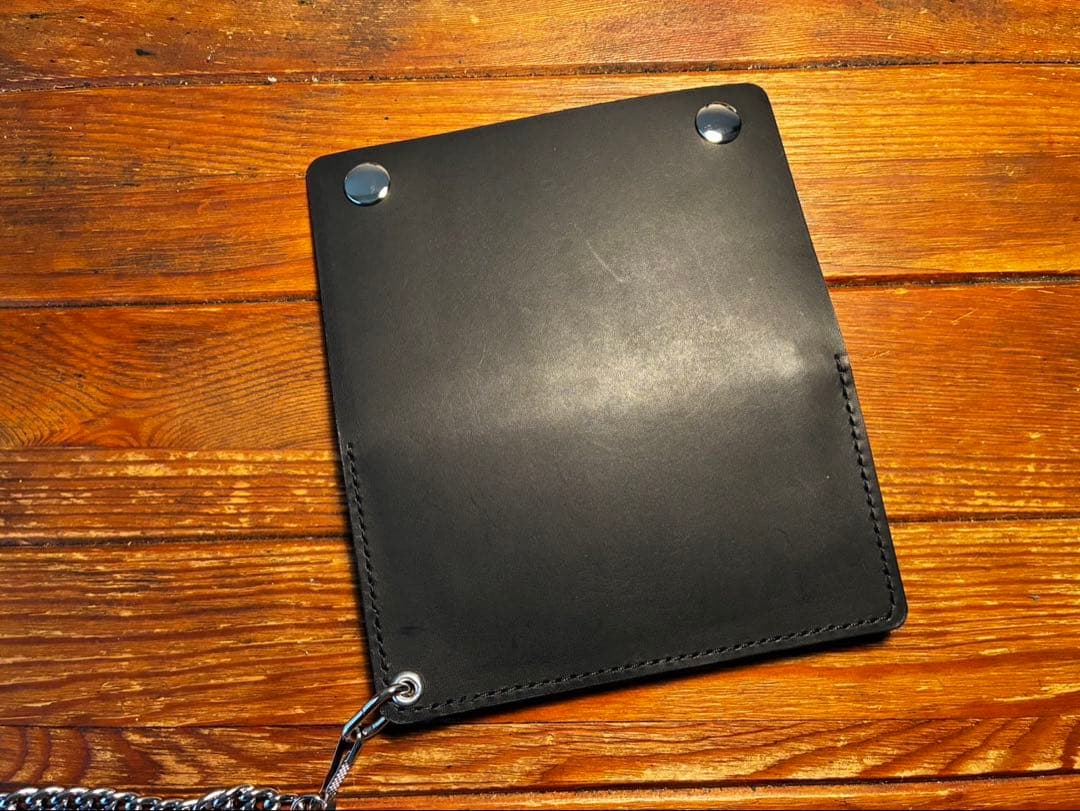 calee×tsyタイプ ミドルトラッカーウォレット　チェーンセット　牛革