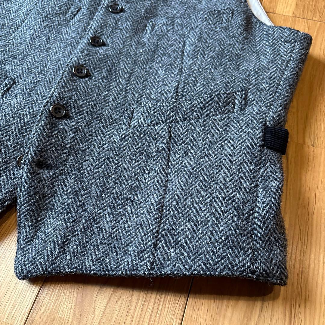 【定番】 BEAMS PLUS / ハリスツイード ベスト 定価30,000円程